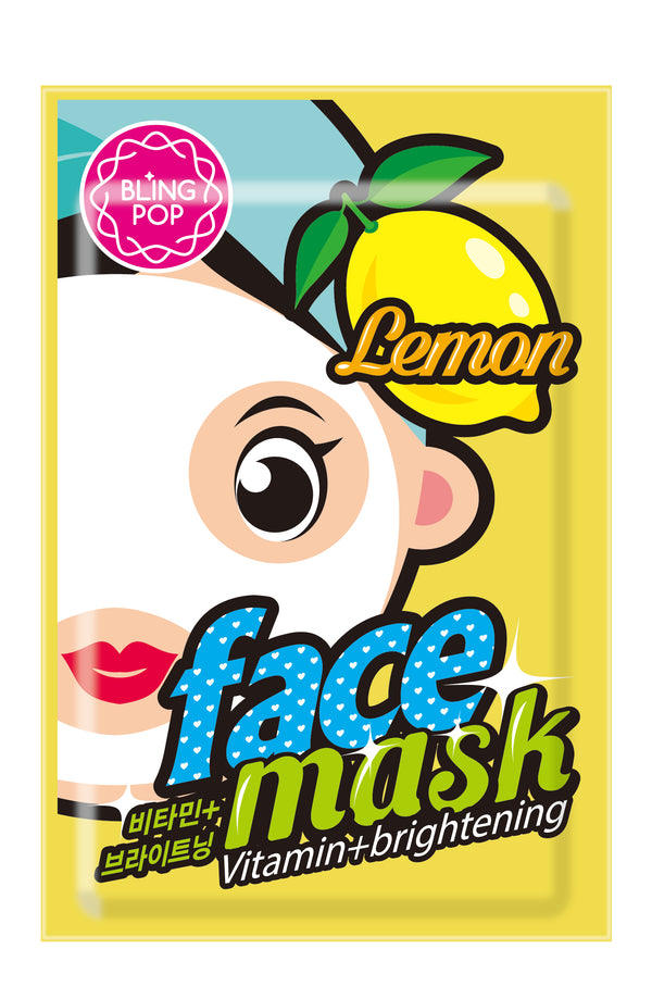 BlingPop Lemon Vitamin & Brightening Mask