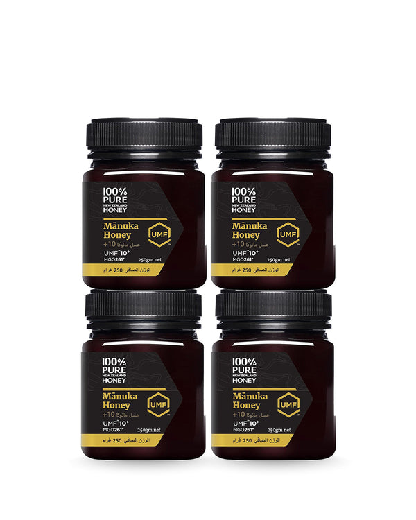 4 JARS of UMF 10+ MGO 261+