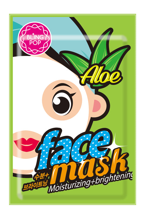 BlingPop Aloe Moisturizing & Brightening Mask