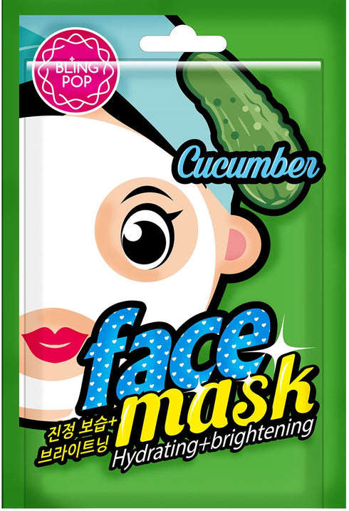BlingPop Cucumber Hydrating & Brightening Mask