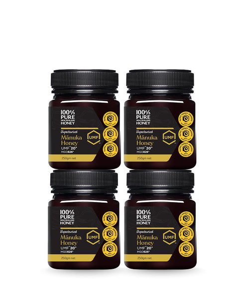 4 Jars Manuka Honey UMF20+ MGO826+
