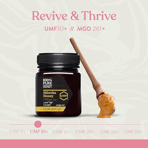 4 JARS of UMF 10+ MGO 261+