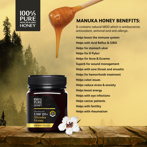 Manuka Honey UMF 20+ MGO 826+
