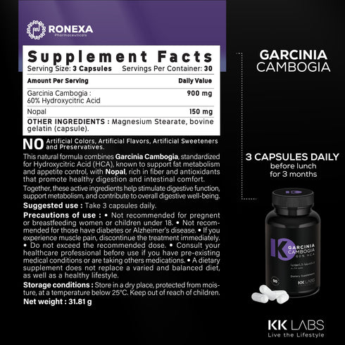 KK Labs Garcinia Cambogia