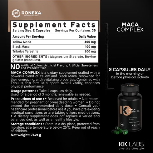 KK Labs Maca Complex