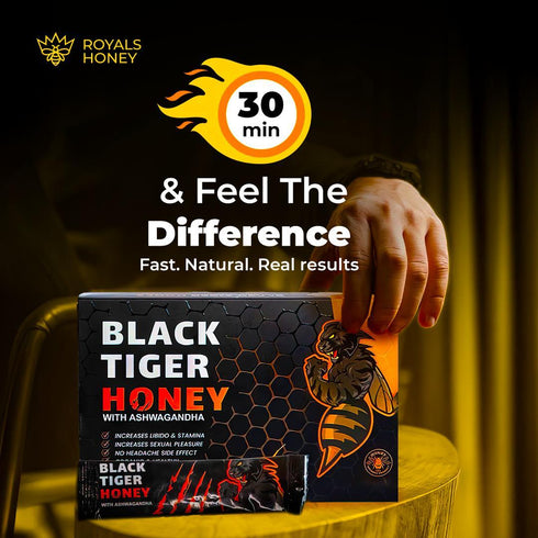 Black Tiger Honey – Premium Vitality Blend (12 Sachets)