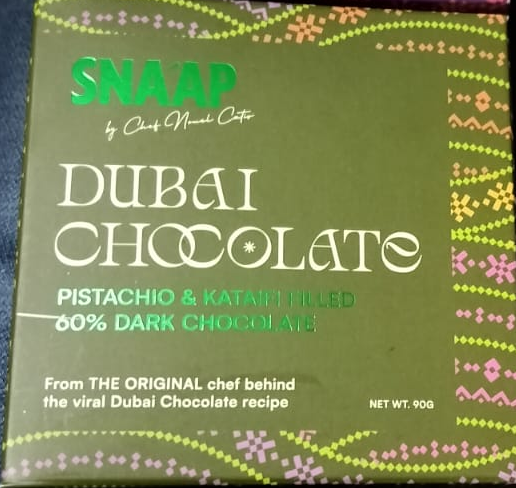 Dubai Dark Chocolate 90g